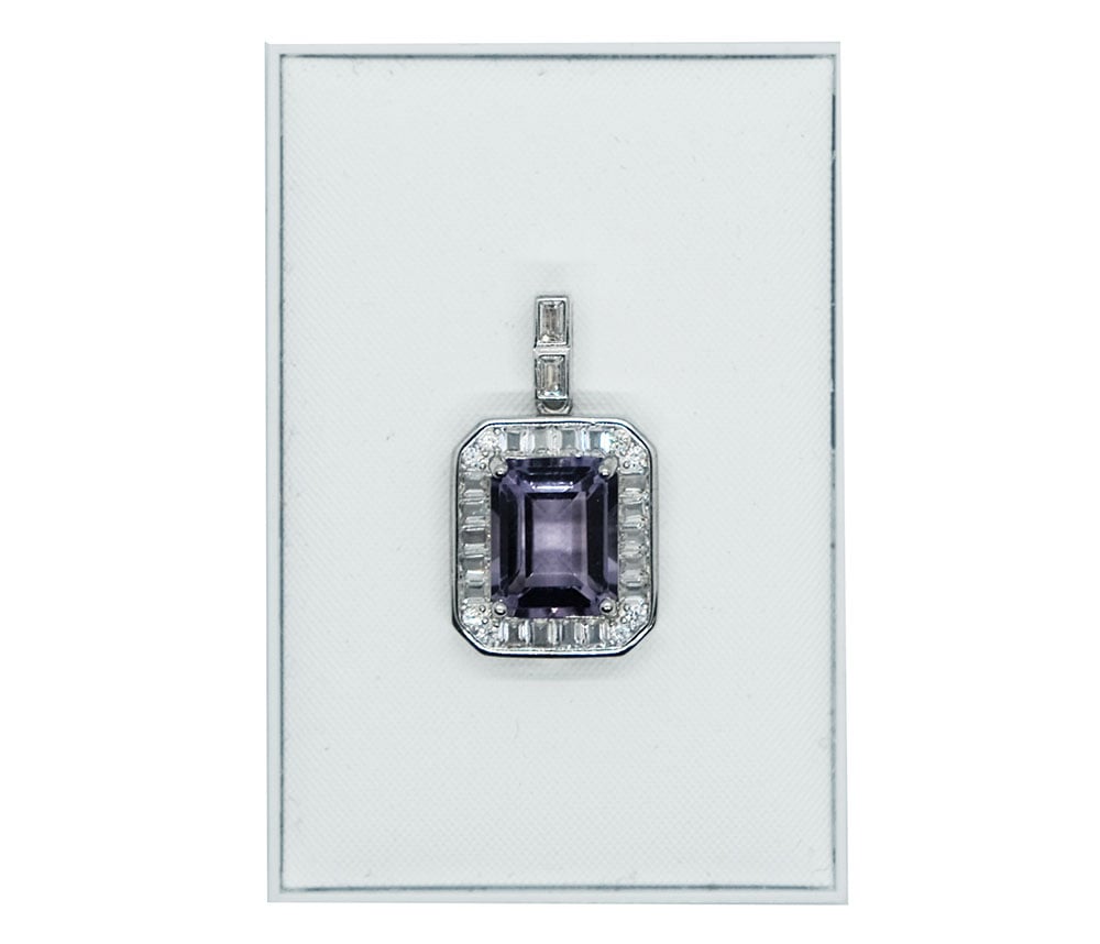 Silver Pendant Amethyst