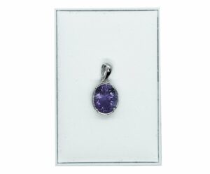 Silver Pendant Amethyst
