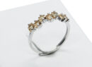 Silver Ring Citrine Adjustable