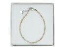 Silver Bracelet 3mm Citrine