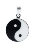 Silver Pendant Ying Yang