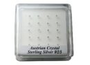 Nose Stud Silver Clear 20pcs