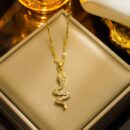 Fashion Necklace Gold Snake