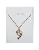 Fashion Necklace Gold Dolphins