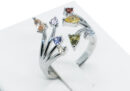 Fashion Ring Multi Drop CZ