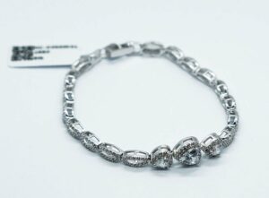 Fashion Bracelet With Heart CZ