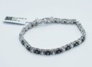 Fashion Bracelet With Purple White CZ