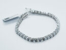 Fashion Bracelet With White CZ