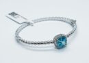 Fashion Bangle Square Blue CZ
