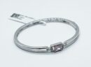 Fashion Bangle Rect Pink CZ