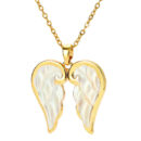 Necklace Angel Wings Steel