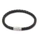 Bracelet Black Leather