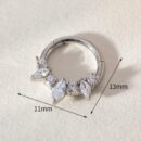 Nose Stud With Zircon Stones