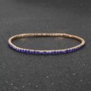 Bracelet Blue Rhinestones