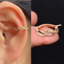 Stud Infinity Design Gold