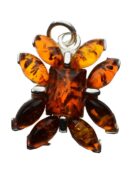 Pendant Amber Sunflower
