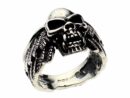 Ring Silver Skull With Wings