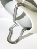 Necklace Flat Chain Silver