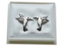 Earring Silver Stud Hummingbird