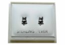 Earring Silver Stud Owl