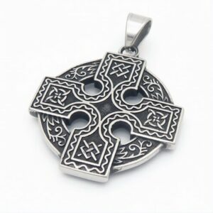 Pendant Steel Celtic Cross