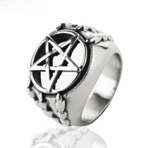 Ring Stainless Steel Pentagram
