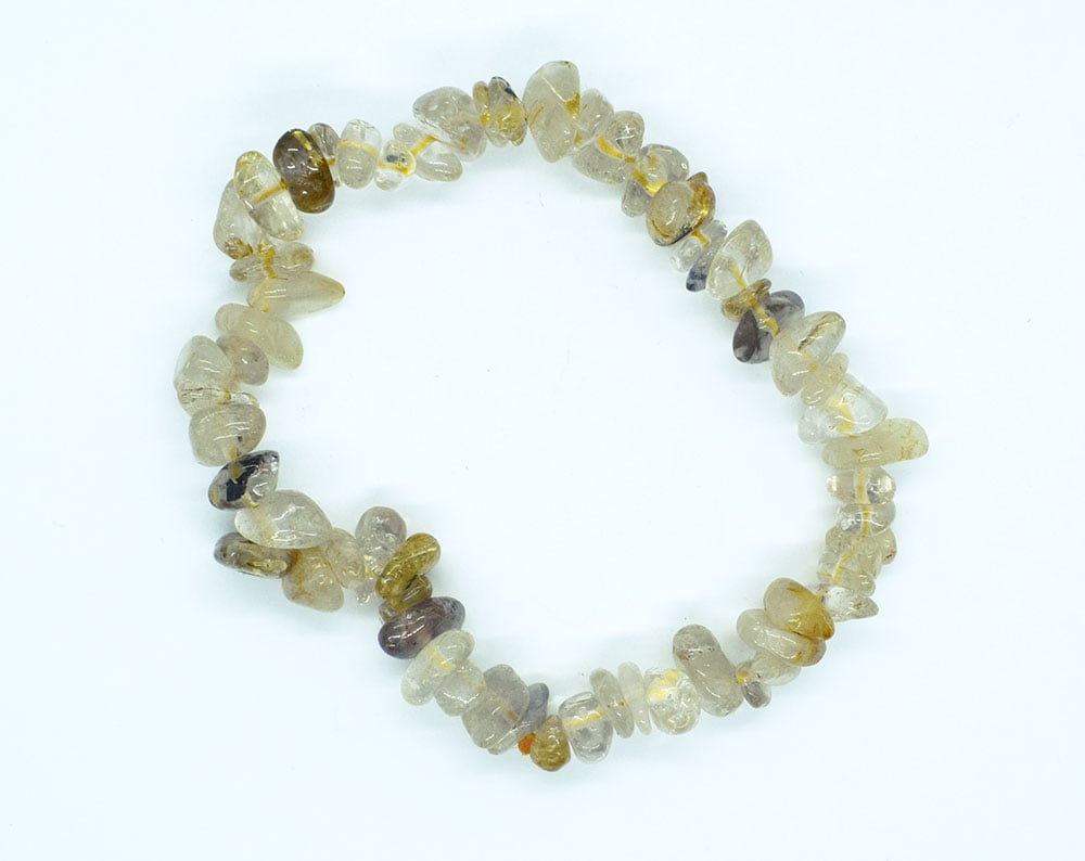 Bracelet Chip Rutilated Quartz