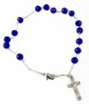 Bracelet Rosary Bead Blue 6pcs For Â£0.75 Each