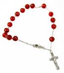 Bracelet Rosary Bead Garnet 6pcs For Â£0.75 Each