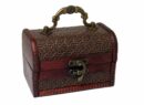 Box Wooden Chest 12X8X8cm
