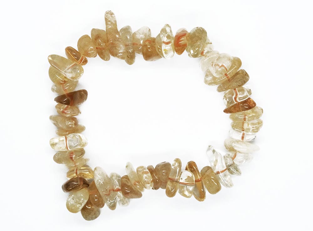 Bracelet Chip Citrine Chunky