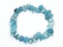 Bracelet Chip Aquamarine Chunky