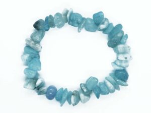 Bracelet Chip Aquamarine Chunky