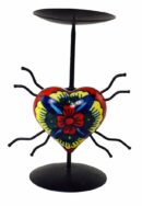 Candle Stand Iron With Heart