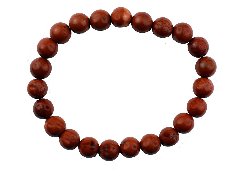 Bracelet Red Jasper Beads