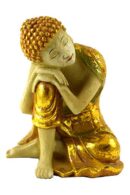 Buddha Thai Resting On Knee (4pcs For Â£1.75 Each)