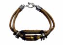 Bracelet Leather Tooth Charm