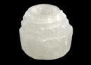 Selenite Candle Holder Natural Mountain