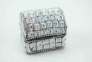 Box Chest Silver 4.5X5.5cm (4pcs For Â£1.00 Each)