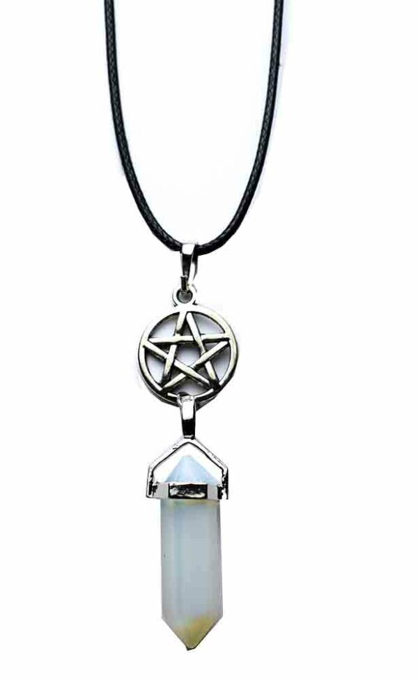 Necklace Fixed Wand Opalite
