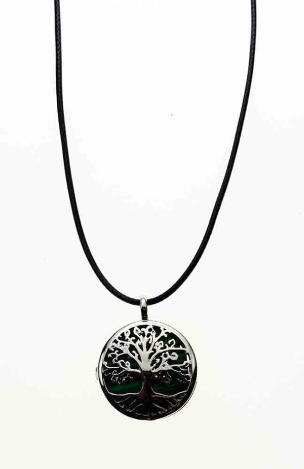 NecklaceTree Of Life Malachite