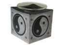 Soapstone Oilburner Ying Yang Black