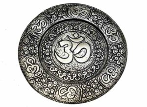 Incense Holder Plate Om