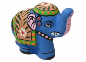 Incense Holder Elephant Blue