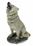 Wolf White 13.5X8.8X20cm