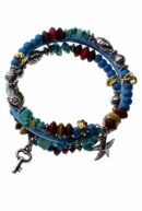 Bracelet Beaded Turquoise Col