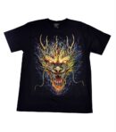 T-Shirt Flaming Dragon (Various Sizes)