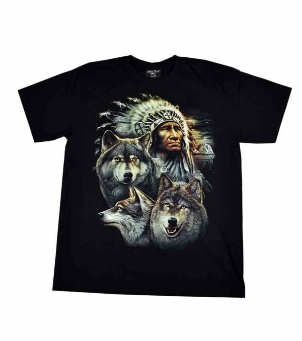 T-Shirt Indian Wolves (Various Sizes)