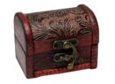 Box Wooden Chest 8X6X6cm