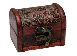 Box Wooden Chest 8X6X6cm